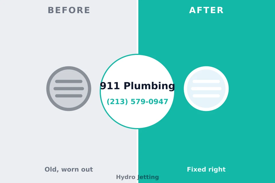 Before and after: plumbing repair Huntsville, MO